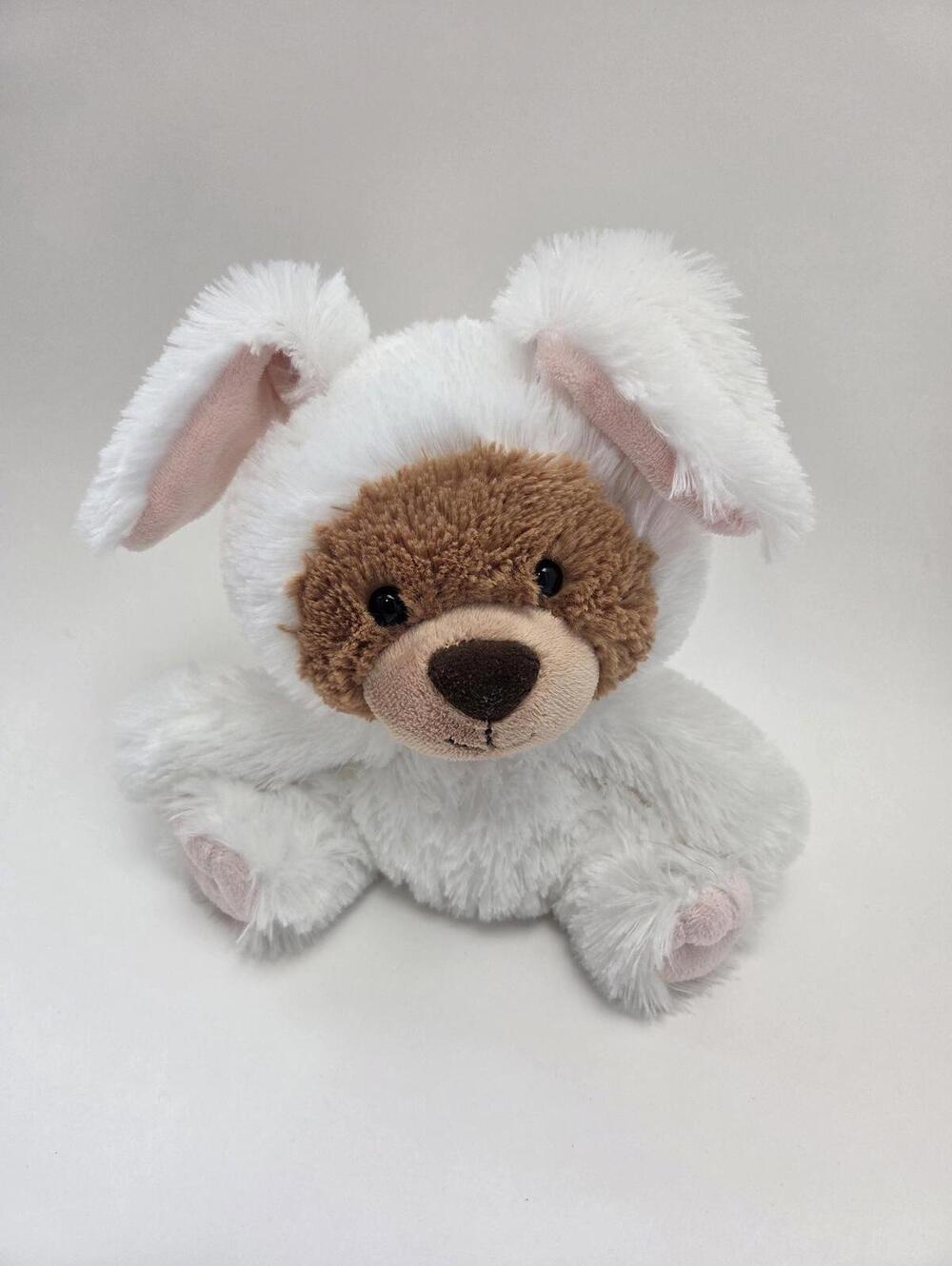 Aurora Lil Benny Bear in Bunny Costume Plush Stuffed Animal (10 inch)